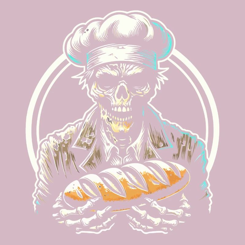 Baking Dead Zombie Bäcker gruseliger Bäcker