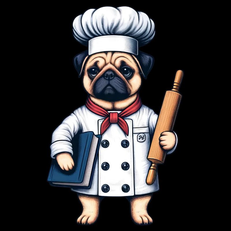 Chef-Chef Carlin dans la cuisine