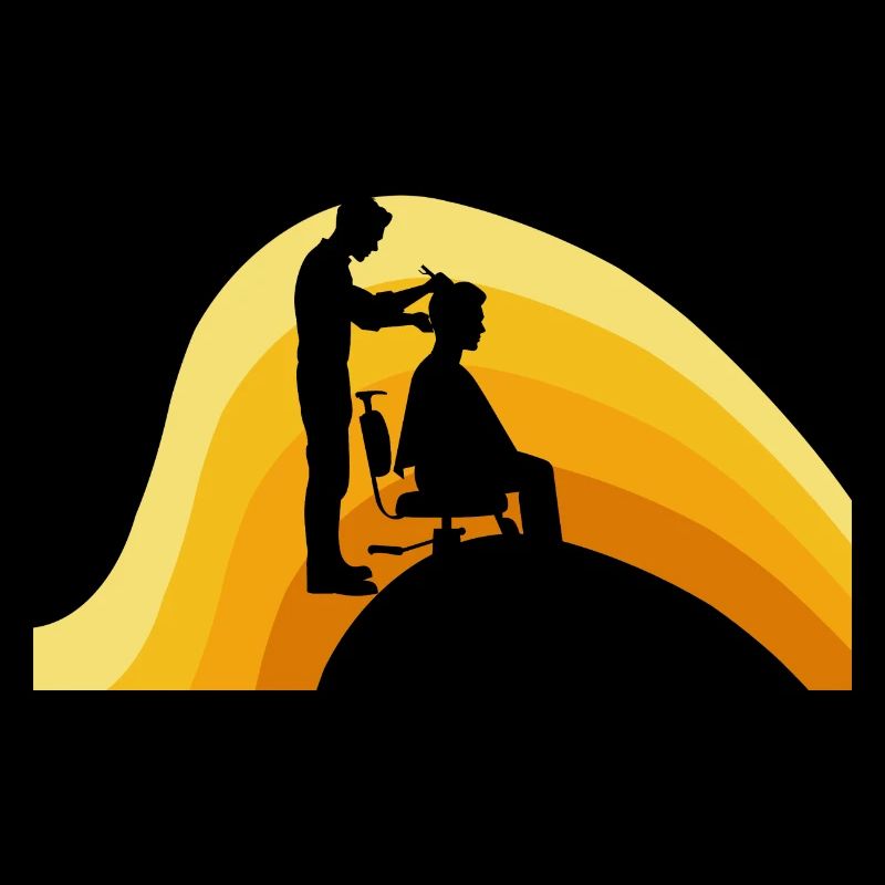 Coupe de cheveux de coiffeur