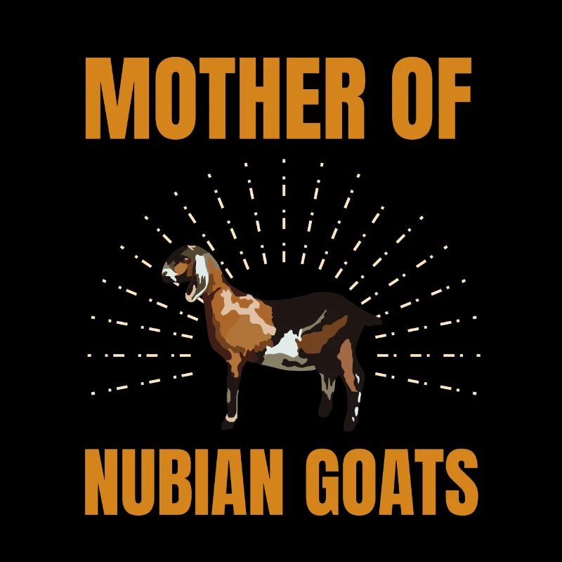Fière maman chèvre nubienne