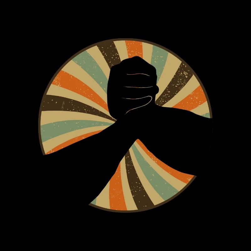 Starker Mann Armdrücken