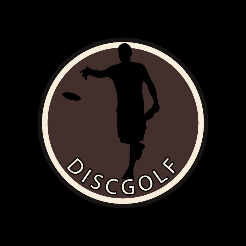 Discgolfspieler Frisbee