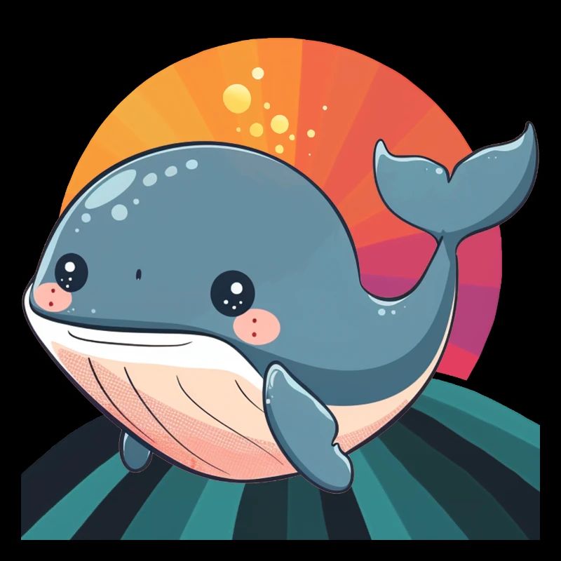 Whale Underwater Fin