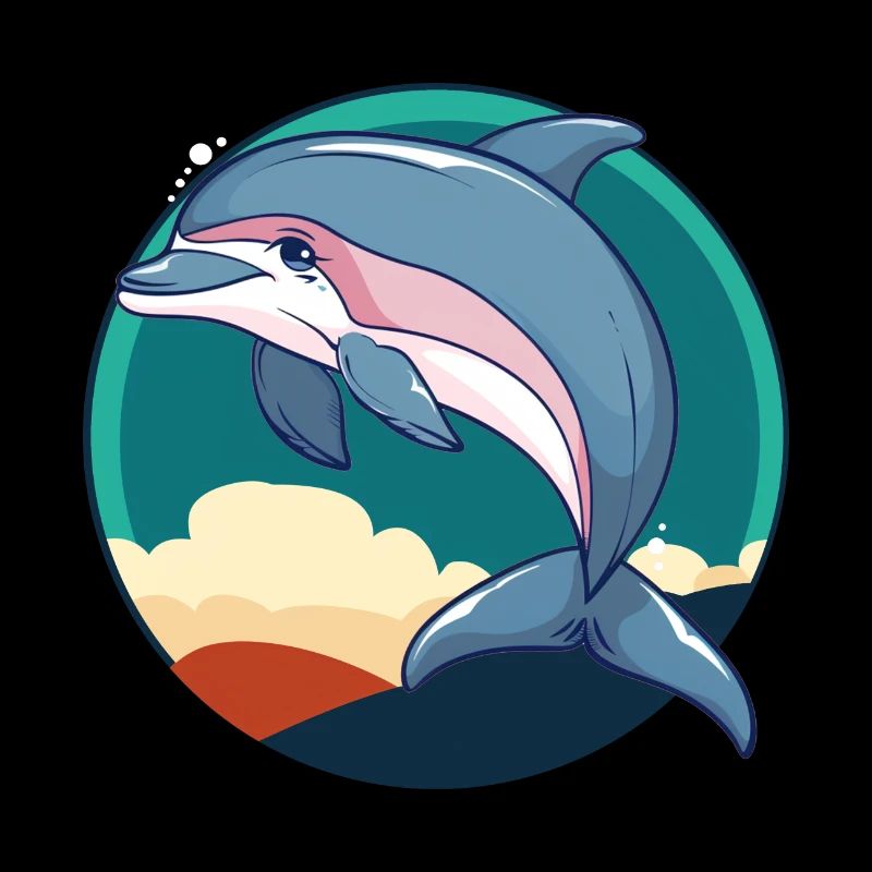 Delfin Delfine Meerestier