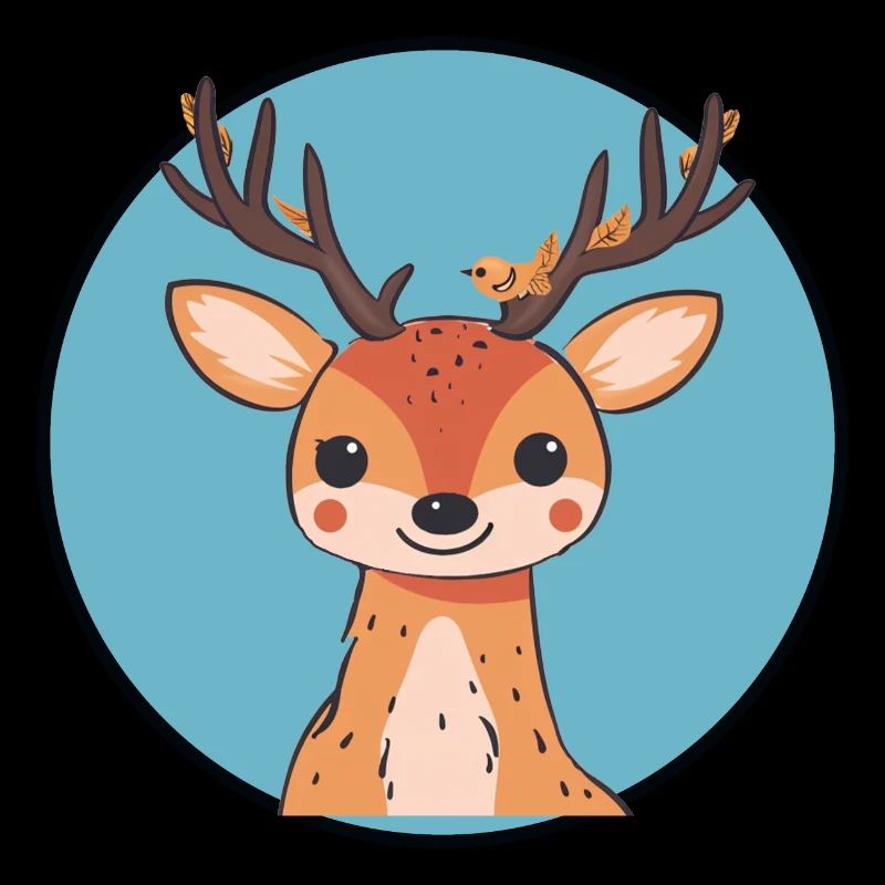 Cerf Habitants de la forêt Orignal