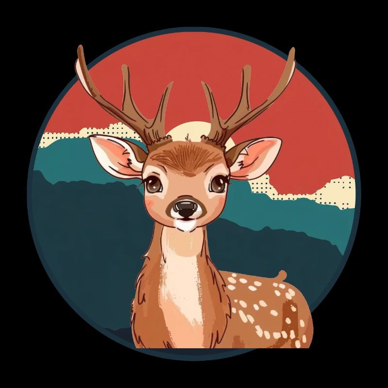 Hirschgeweih Elch Waldbewohner