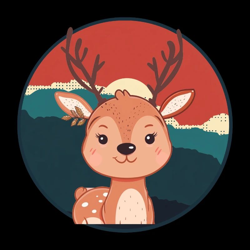 Hirschgeweih Waldbewohner Hirsch