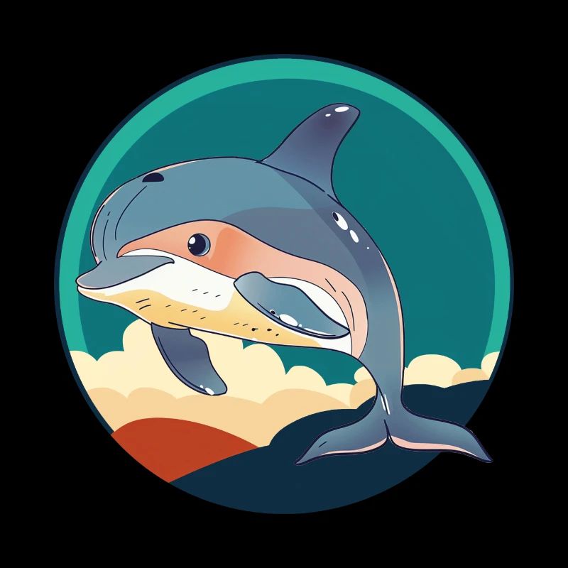 Delfin Meeresbewohner