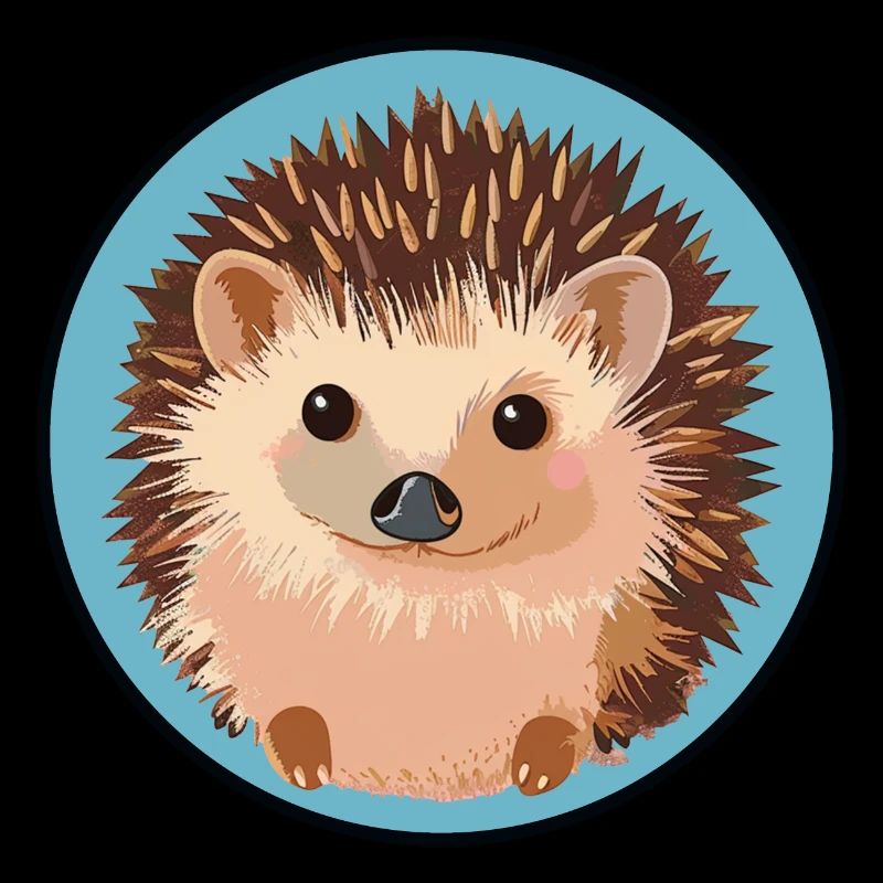 Igel Stachelschwein Herbst