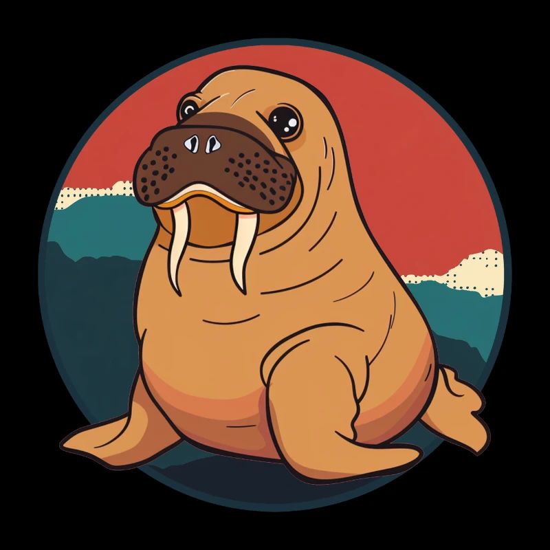 Morse Lion de mer Arctique