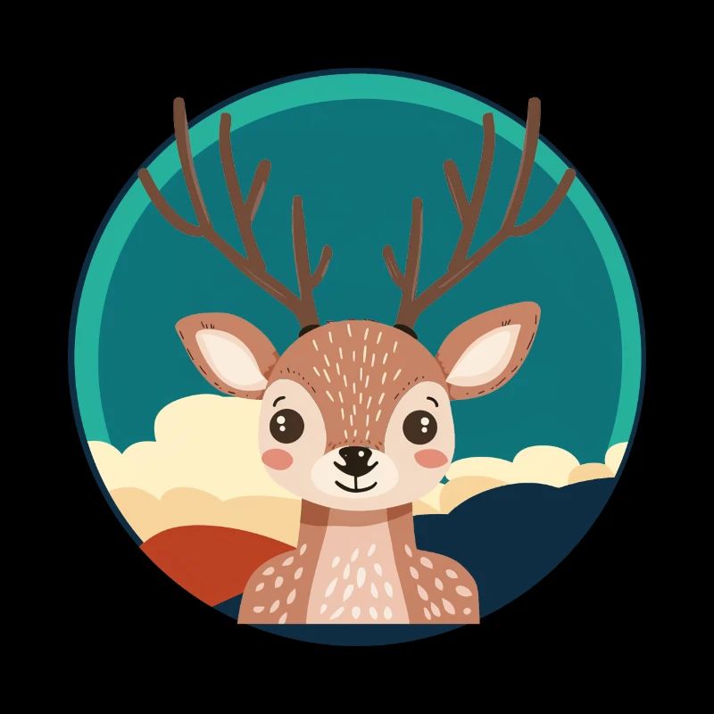 Deer Deer Antlers Forest