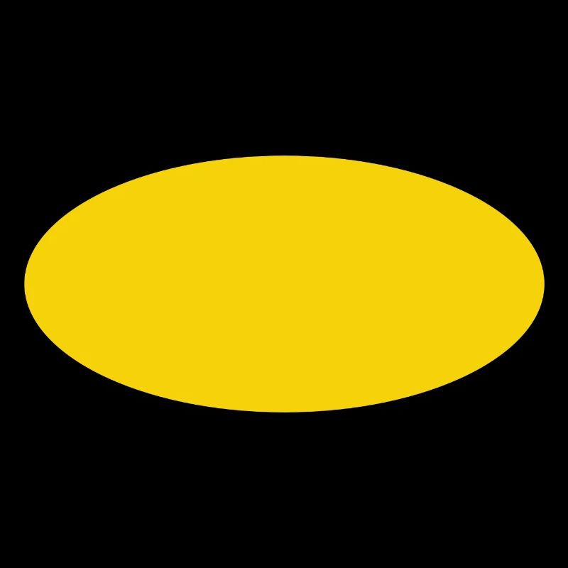 Background oval yellow