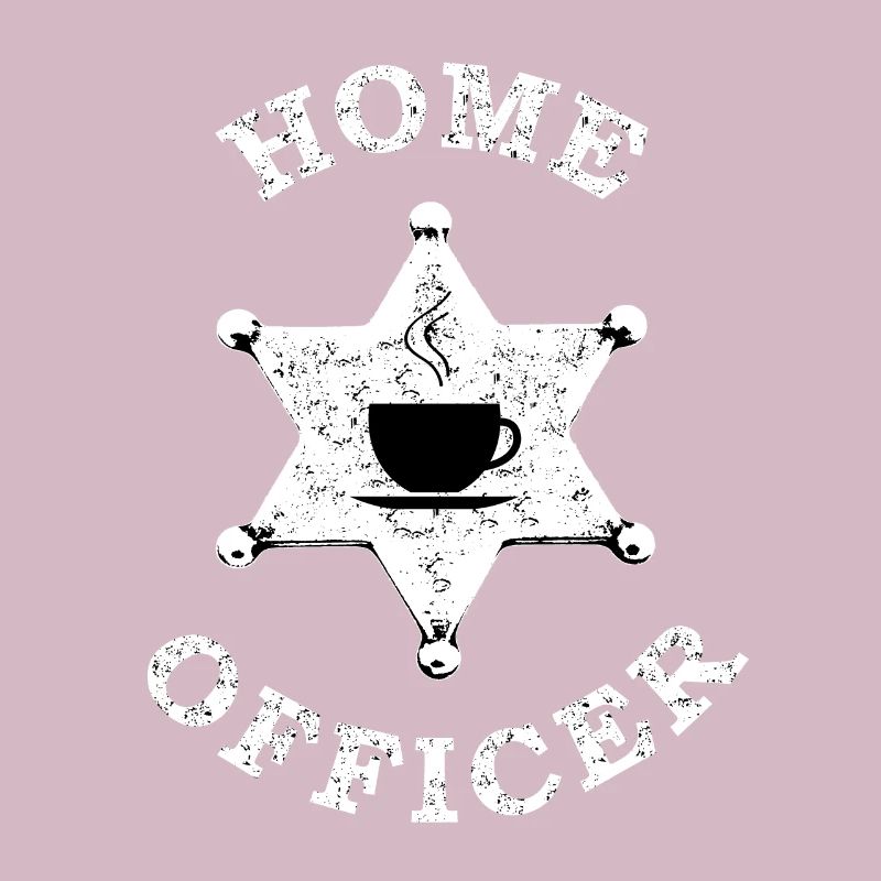 Home Officer mit Kaffee
