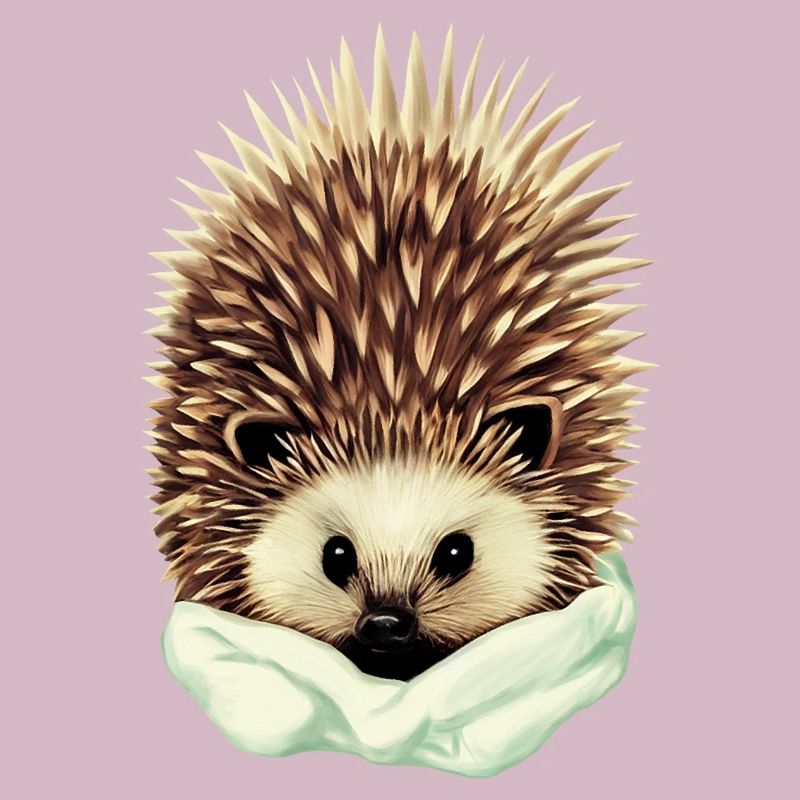 hérisson confortable