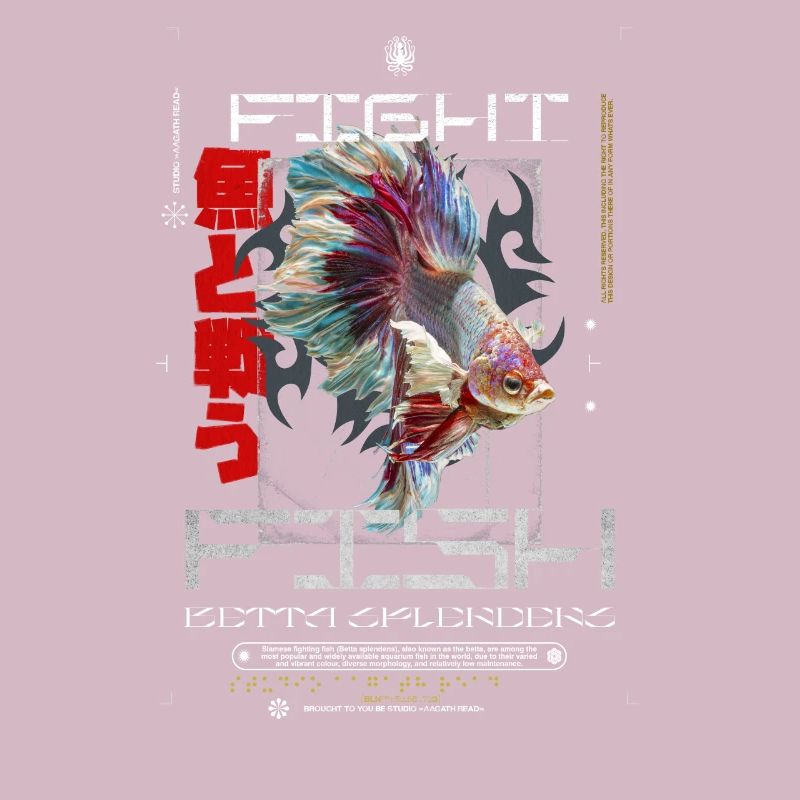 Fight Fish, Kampffisch, Betta Splendens, notoshirt