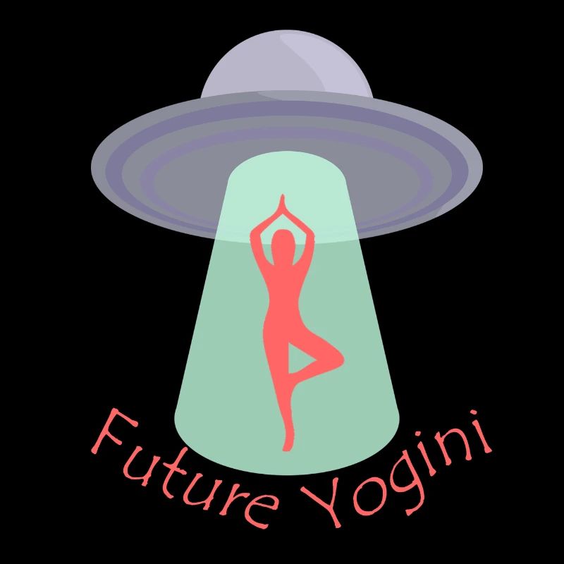Future Yogini with Ufo