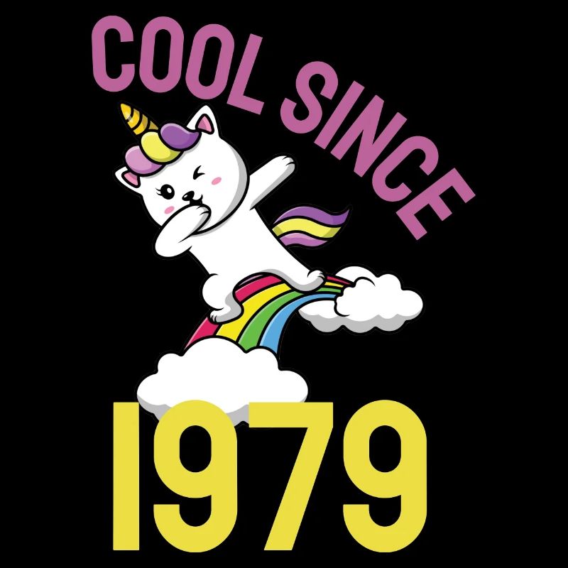 Cool seit 1979 Dabbing Katze 43. Geburtstag