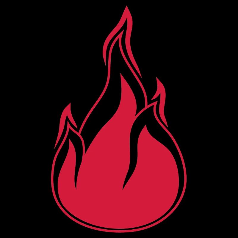 flame fire hot burn burn warm clipart