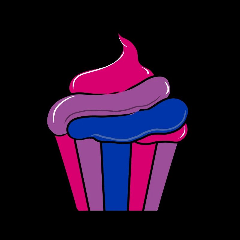 Bisexueller Cupcake Bisexual Pride
