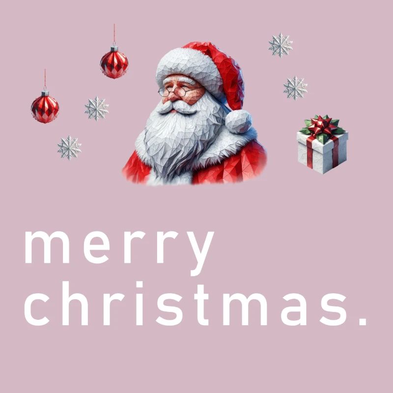 Merry Christmas Polygon