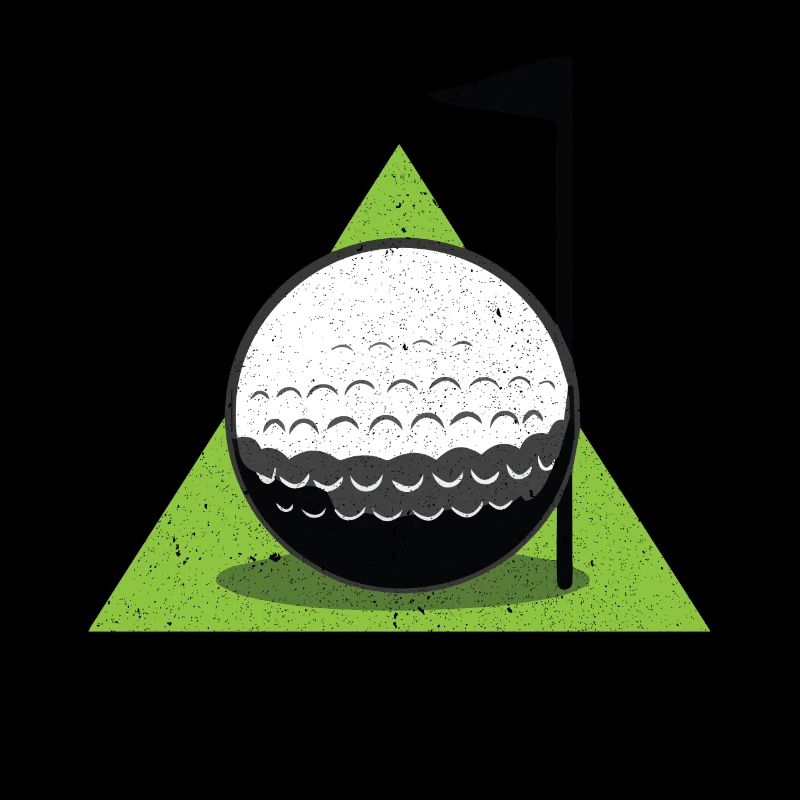 Drapeau de balle de golf golf