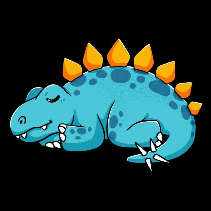 Dino sleeps cute gift idea dinosaur