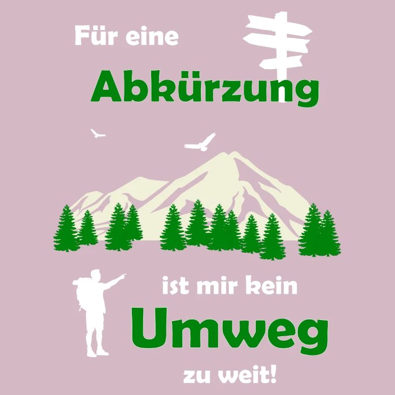 Wandern Spruch Geschenkidee