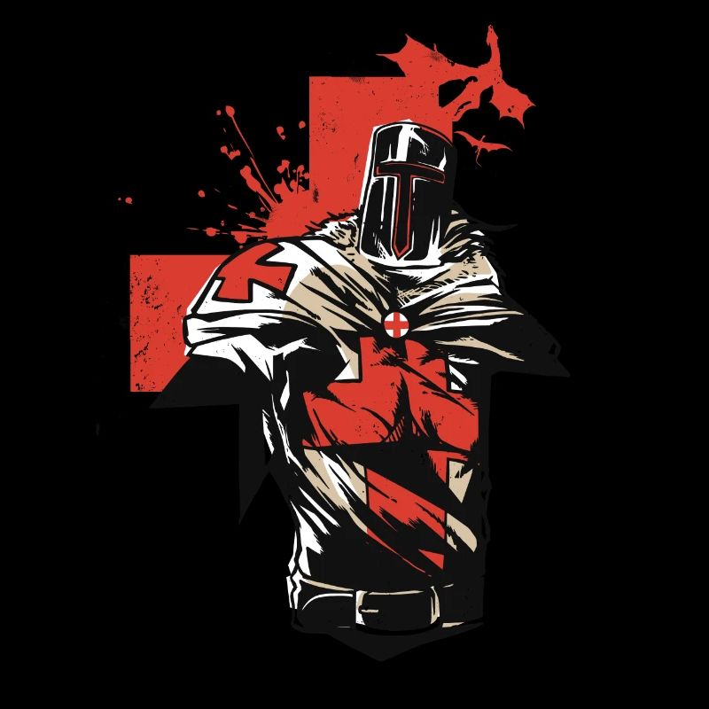 Epée Templier armure médiévale chevalier