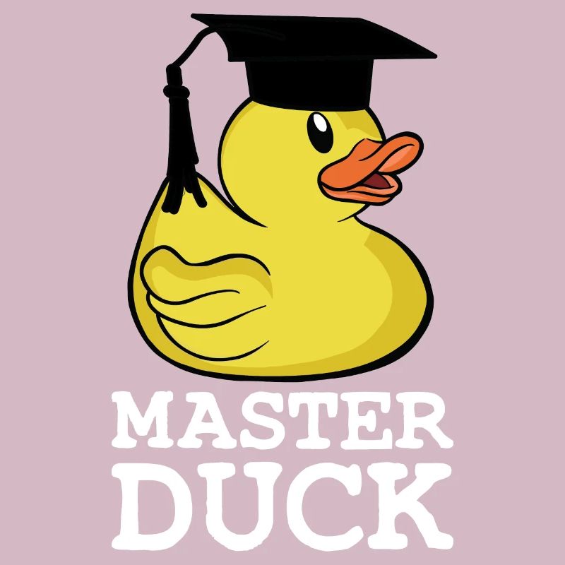Master Duck Student Masterabschluss Spruch
