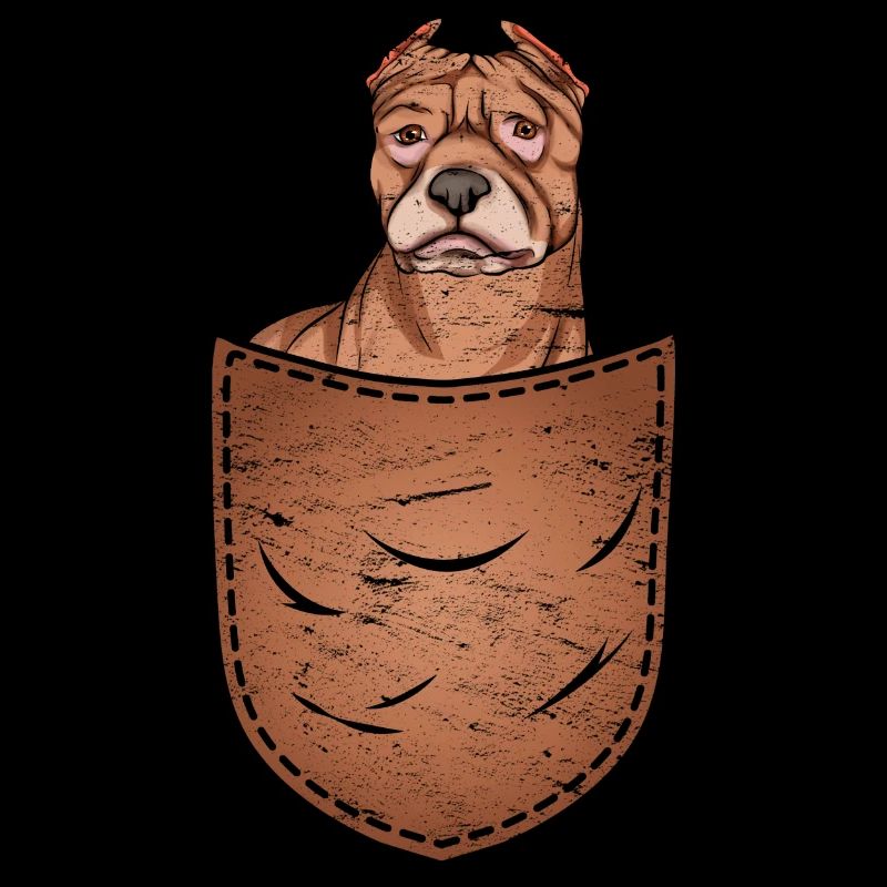 Chien Cadeau Mignon Sac de poitrine Pitbull