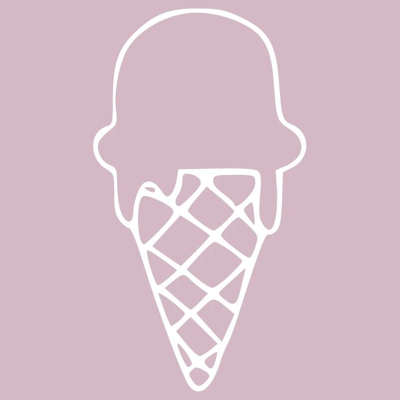 Emoji Eiscreme Skizze Eis Sticker
