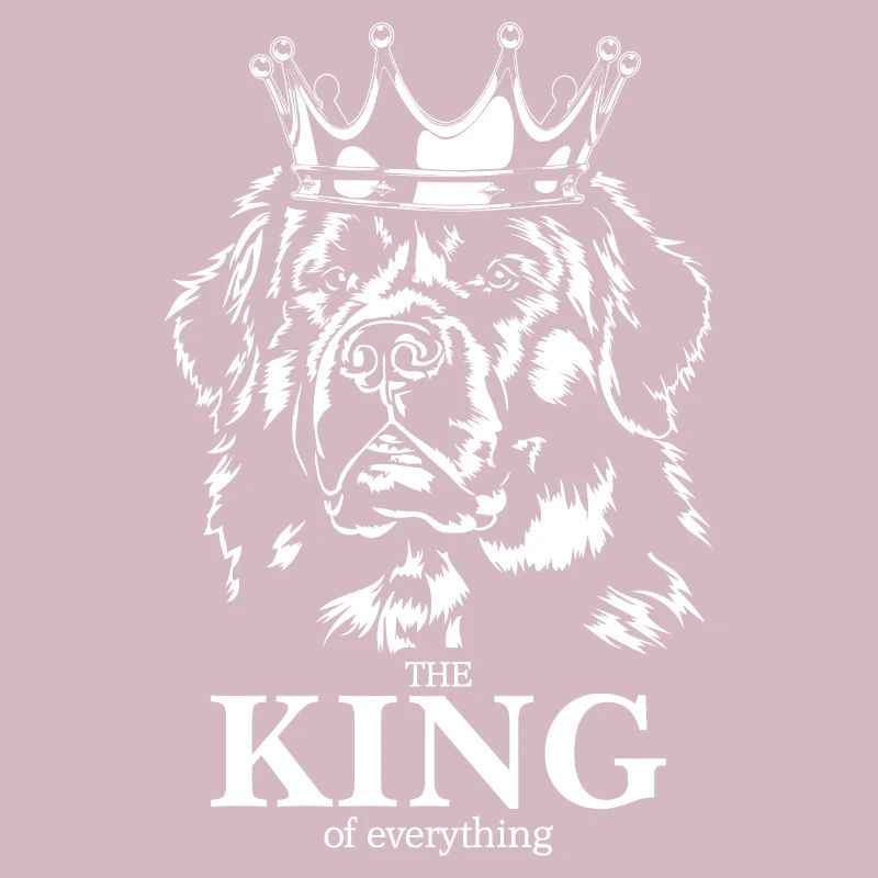 Neufundländer King of everything Spruch Hunde