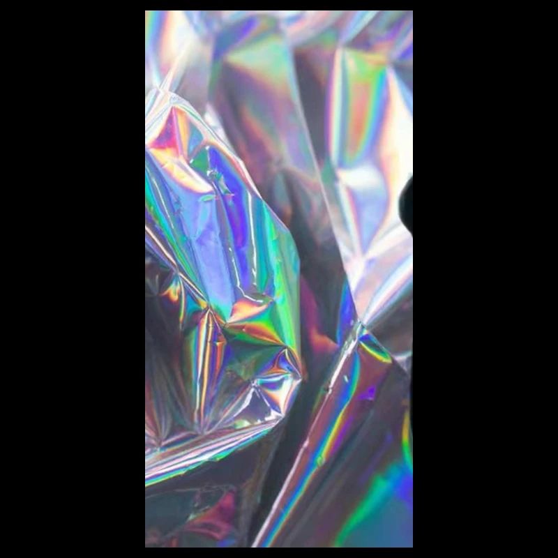 Glitchy Pattern Texture; Hologramme Aluminium synth