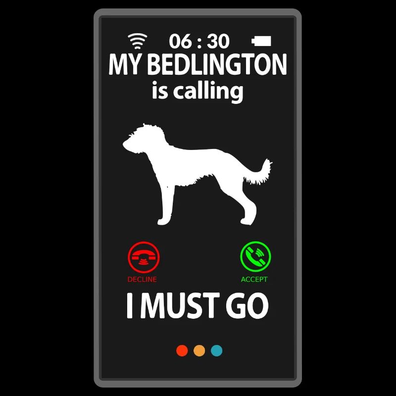 Bedlington Whippet dit drôle