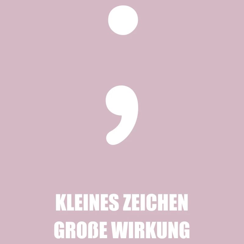 Semikolon - Informatiker Spruch Geschenk