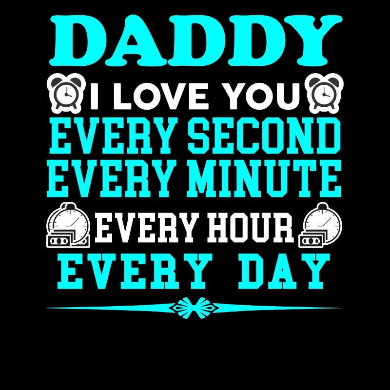 Daddy Vater Liebe Vatertag