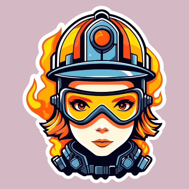 Firefighter Drawing