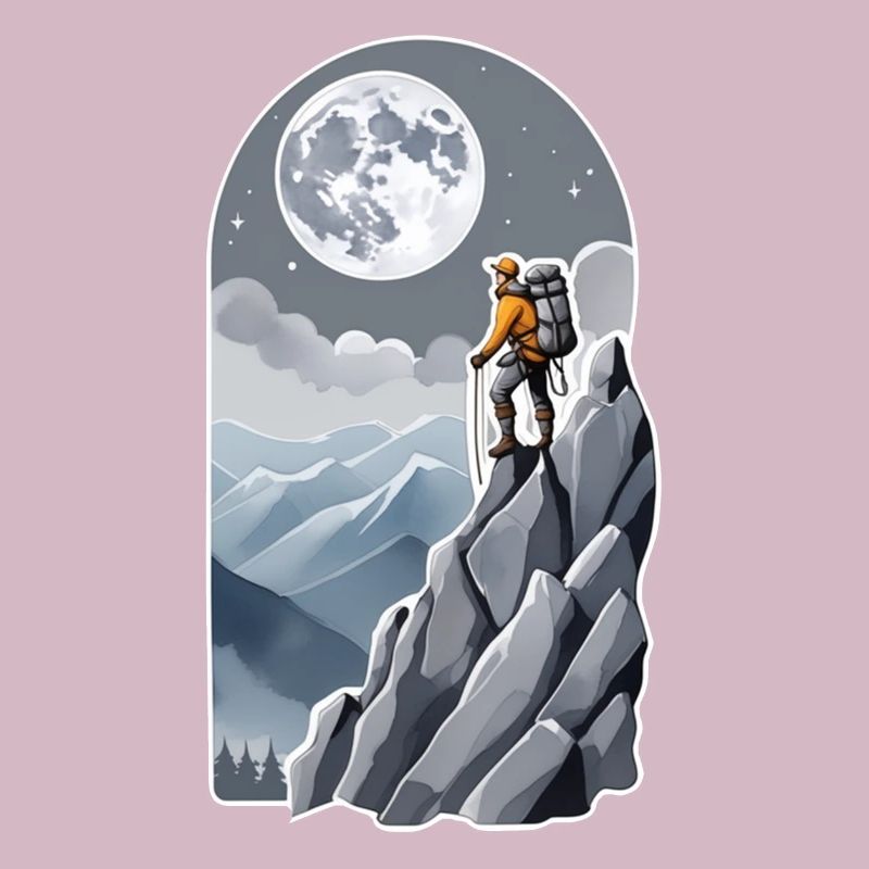 escalade - lune - espace