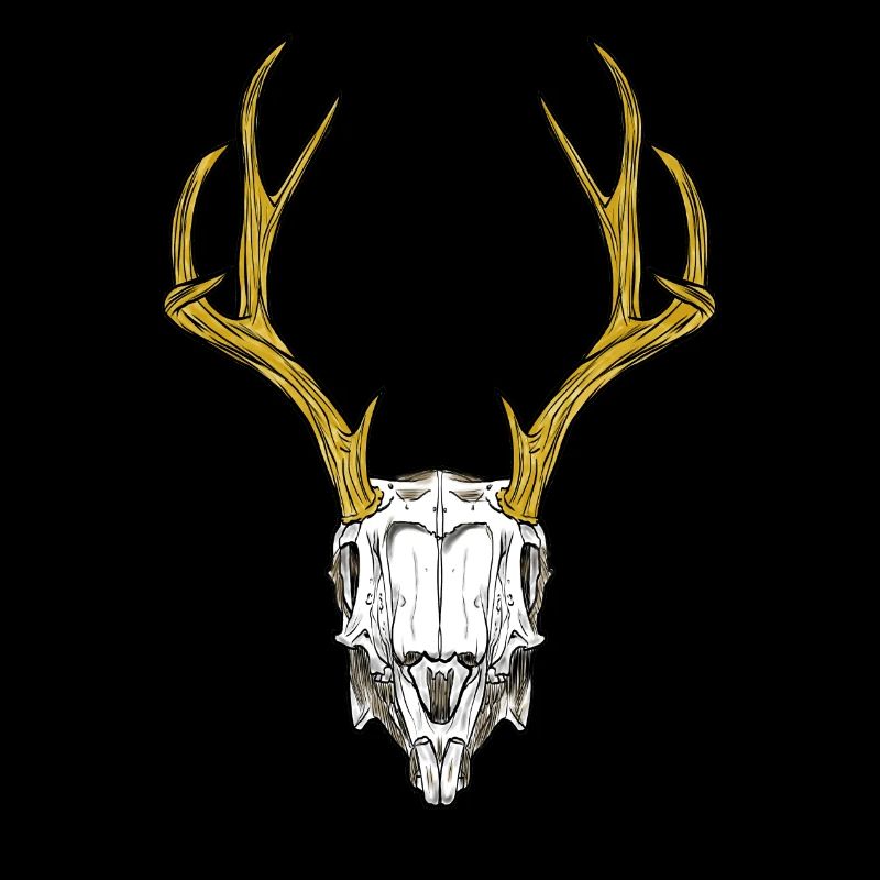 Skull Totenkopf Tier Trophäe Design Kunst
