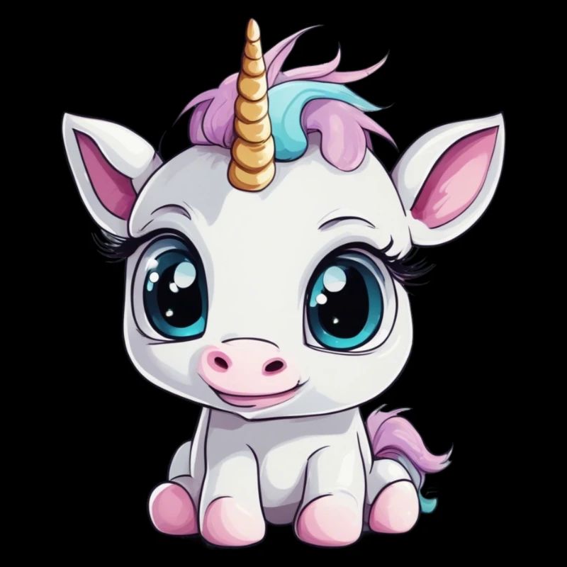 Super mignon bébé licorne