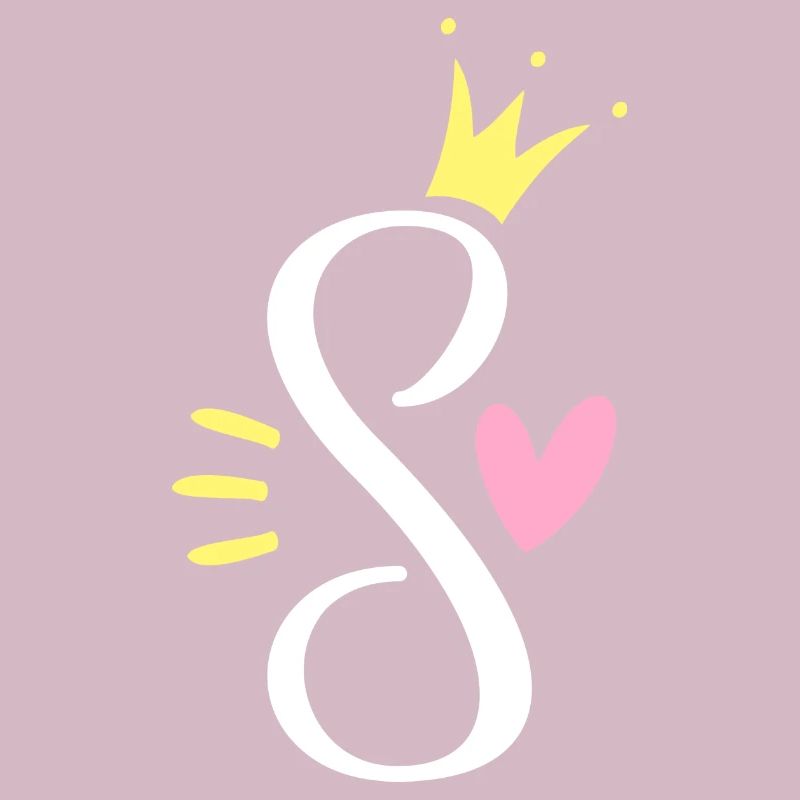 Lettre S Lettre initiale Couronne