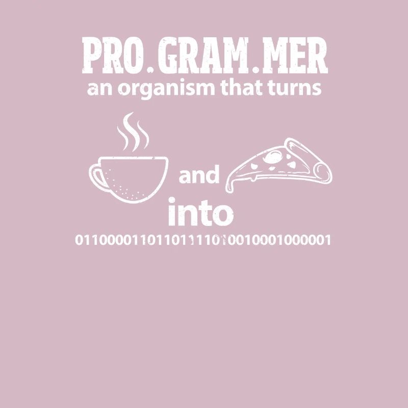 Programmierer Wandelt Kaffee und Pizza in Code