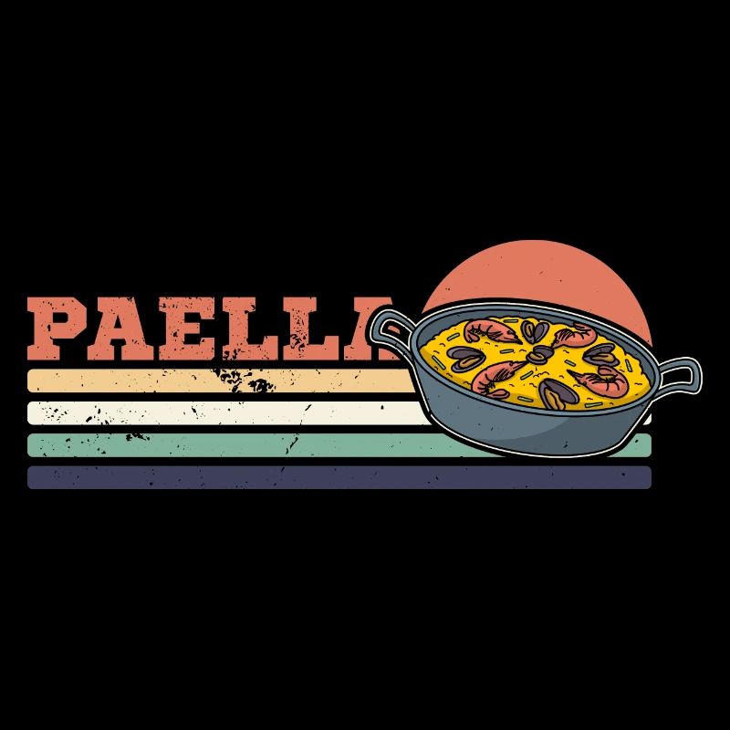 Paella Spanien Gericht Valencia Küche Spruch