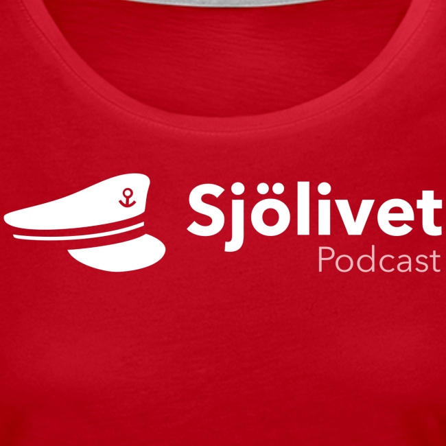 Sjölivet podcast - Vit logotyp