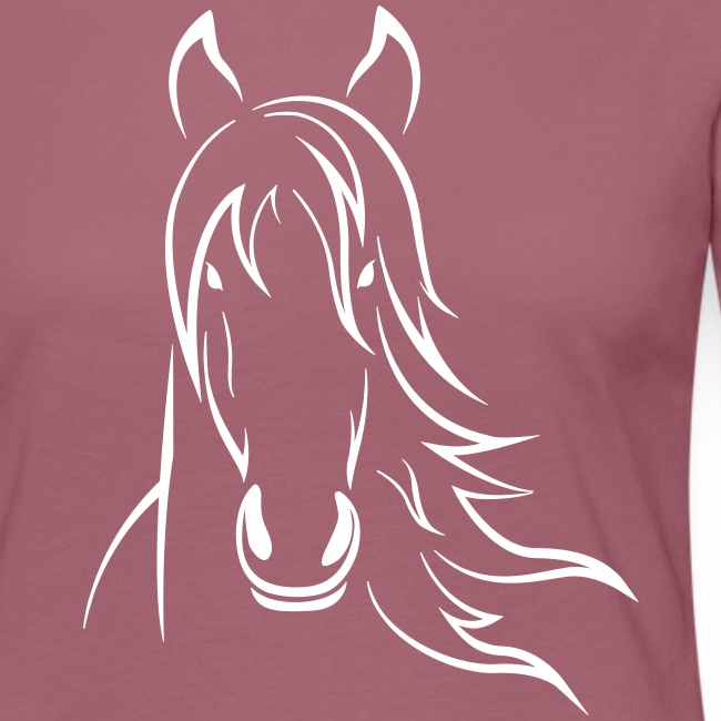 Horse - Frauen Premium Langarmshirt