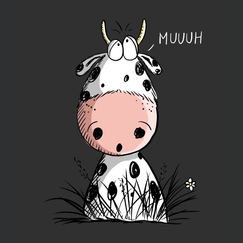 Comical Muh Cow I Beef Comic I Gift