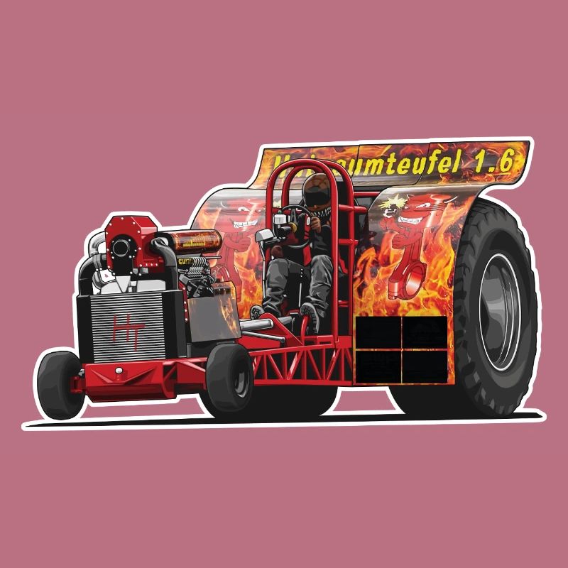Tractor Pulling // Illustration