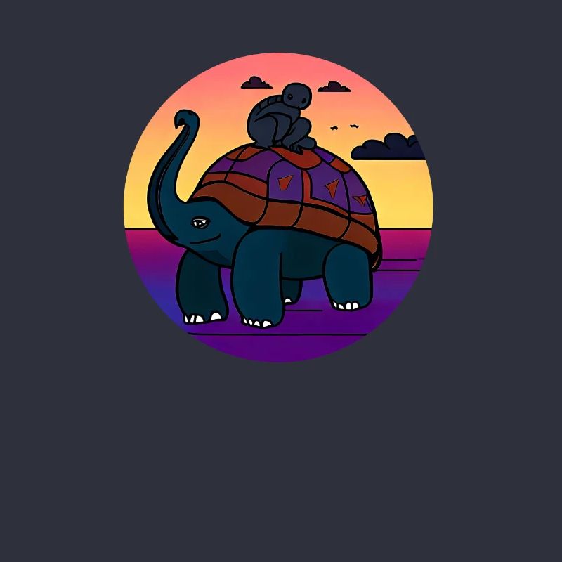 turtle elephant monkey mythical creature