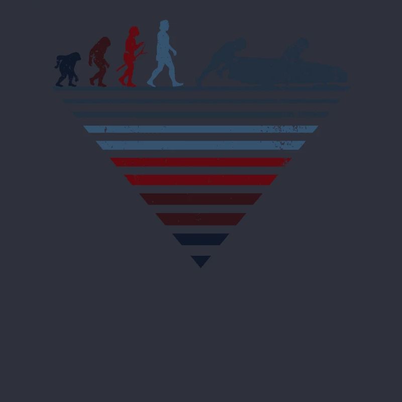 Human Evolution - Bobsleigh vintage
