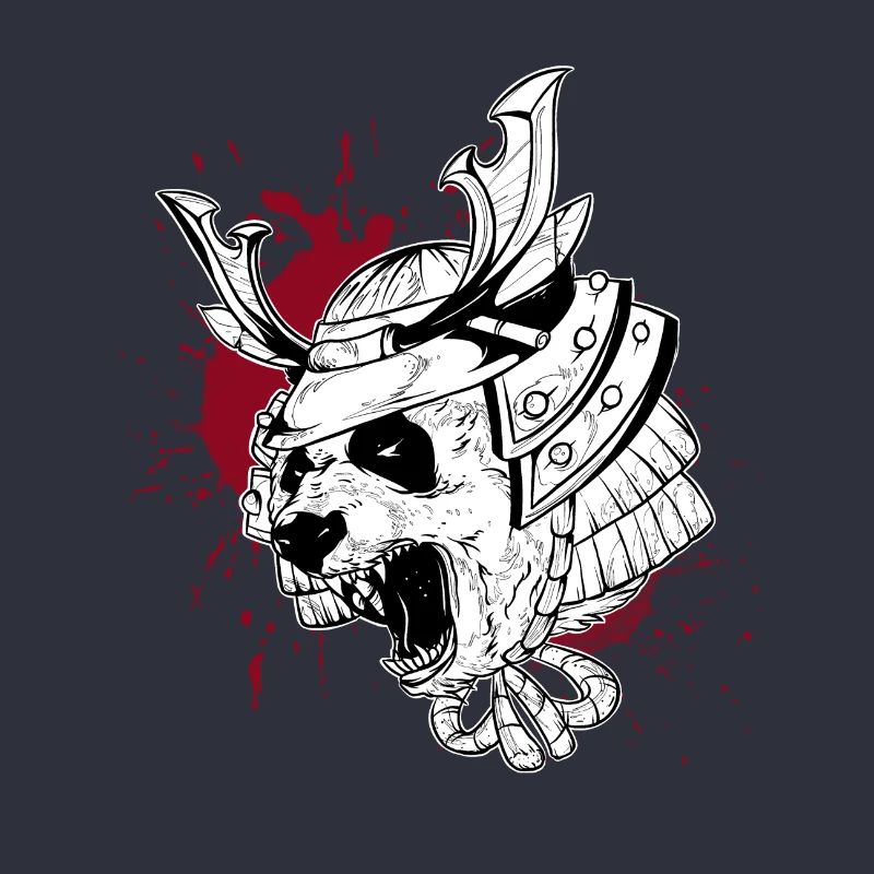 Panda Samurai trash style